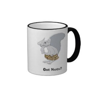 Squirrel Character   Got Nuts? Coffee Mugs