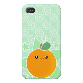 4 Orange Fruit Kawaii  Case For iPhone 4