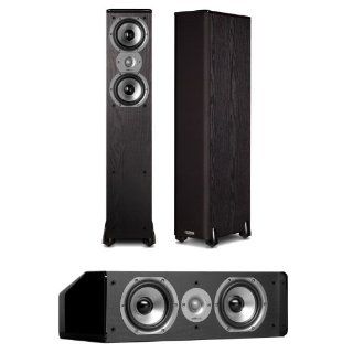 Polk Audio TSi300 FloorStanding Speakers (Pair) Plus A Polk Audio CS10 Center Channel Speaker Electronics