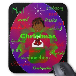 "Christmas Angel Around The World IV" Mousepa Mouse Pad