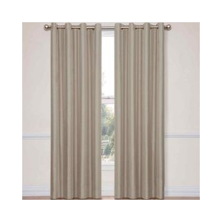 Eclipse Handel Stripe Grommet Top Blackout Curtain Panel with Thermalayer,