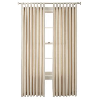 JCP Home Collection  Home Holden Tab Top Cotton Curtain Panel, Dune