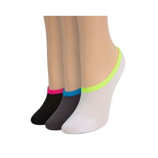 3 pk. Liner Socks, Gray, Womens