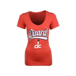 Washington Wizards 5th & Ocean NBA Womens Athletic Foil T Shirt