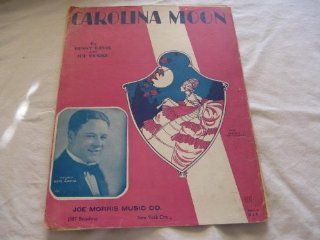 CAROLINA MOON GENE AUSTIN 1928 SHEET MUSIC FOLDER 441 SHEET MUSIC Music
