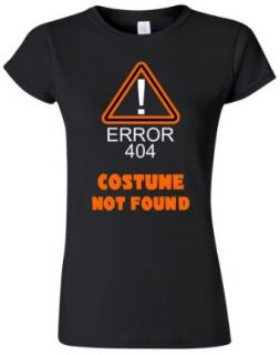 Error 404 Costume Not Found Halloween Women's T Shirt Clothing