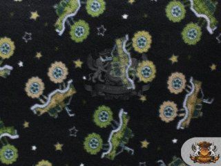 Fleece Printed Monster Truck Black Fabric / 58" Wide / Sold by the yard S 404