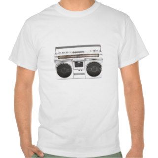 Old School Boombox Radio T Shirt