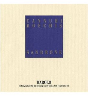 Luciano Sandrone Barolo Cannubi Boschis 2008 Wine