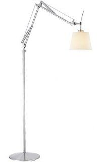 Architect Floor Lamp With Fabric Shade