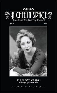 Cafe in Space  the Anais Nin Literary Journal Magazines