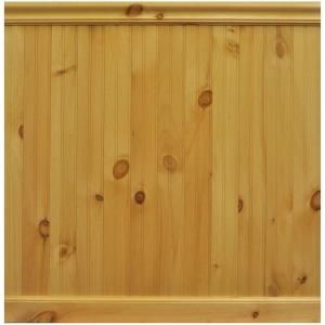 House of Fara 8 Linear ft. North America Knotty Pine Tongue and Groove Wainscot Paneling 32PKIT