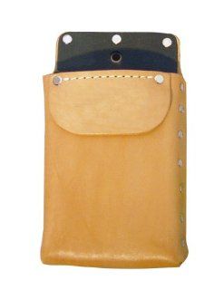 Bon by Heritage Leather 408X Single Pocket Box Shaped Fiber Lined Tool Pouch with Flap   Masonry Hand Trowels  