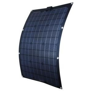 Nature Power 50 Watt Semi Flex Monocrystalline Solar Panel for 12 Volt Charging 56703