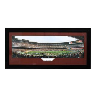 Washington Redskins R.F.K Stadium Panoramic Frame Football
