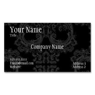 Cool skull pattern business card