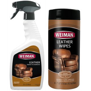 Weiman Leather Cleaner and Conditioner 2 piece Care Set Chemicals & Solvents