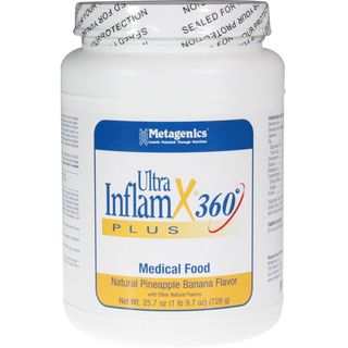 Metagenics UltraInflamX 360 Plus Pineapple Banana Inflammation Reducing Medical Food Metagenics Supplements