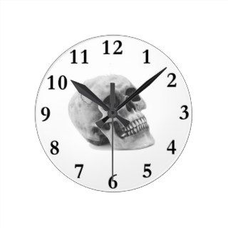 Scary Skull Halloween Theme Wall Clock