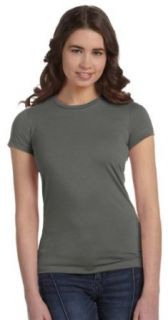 Bella Ladies Poly Cotton Fitted T Shirt, ASPHALT, Small