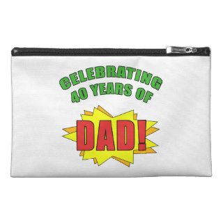 Celebrating Dad's 40th Birthday Travel Accessories Bags