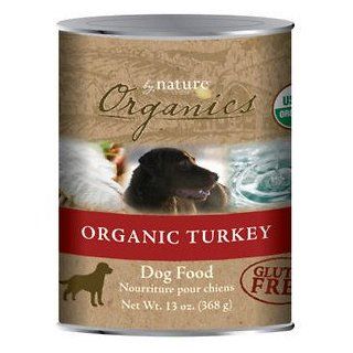 By Nature Organics 100% Organic Turkey Canned Dog Food, 13 oz, case of 12  Wet Pet Food 