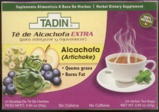 Tadin Artichoke Diet Tea 24 Bag Alcachofa Te  Herbal Teas  Grocery & Gourmet Food