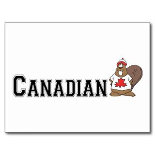 Funny Canadian Beaver Post Card