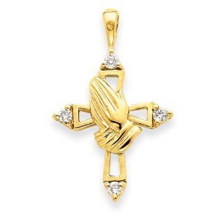 14k Diamond Cross Mounting Jewelry