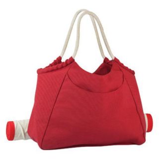Picnic Time Cabo Beach Tote and Mat Red Picnic Time Totes & Blankets