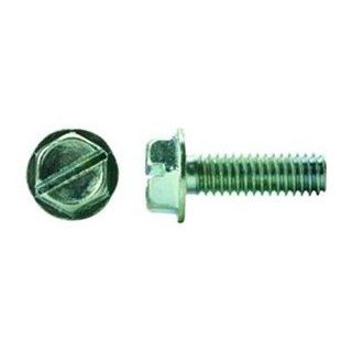 DrillSpot #10 32 x 1/4" Slotted Hex Washer Head Zinc Machine Screw, Pack of 9000   Hardware Nut And Bolt Sets  