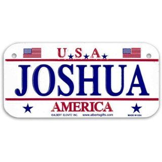 JOSHUA USA Bike Plate   Made in USA, 3x6 embossed Alluminum Toys & Games
