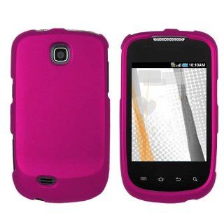 Fits Samsung T499 Dart Hard Plastic Snap on Cover Rose Pink (Rubberized) T Mobile Cell Phones & Accessories