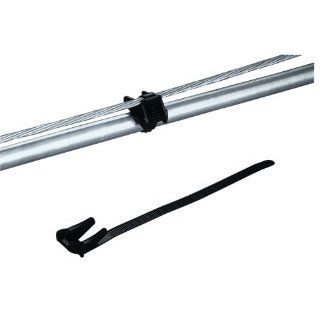 Panduit AST25 5 C100 Aerial Support Tie, Weather Resistant Polypropylene, 75lbs Min Tensile Strength, 2.5" Max Bundle Diameter, 0.055" Thickness, 0.448" Width, 10" Length (Pack of 100)