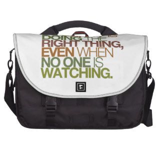 Integrity is doing the right thing, even whenlaptop bags