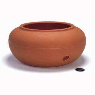 Akro Mils Garden Hose Pot   Terra Cotta Plastic 93021TC