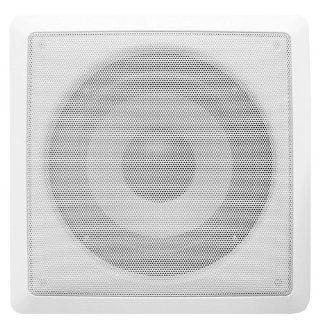 Acoustic Audio CS iw10sub 10 Inch Square In Wall Subwoofer (White) Electronics