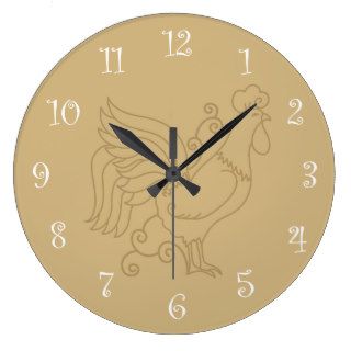 Rooster Theme Kitchen Wall Clocks