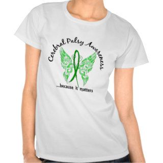 Grunge Tattoo Butterfly 6.1 Cerebral Palsy Tee Shirts