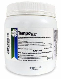 Pet Fulfillment 021BAY 035999 Tempo 20 WP Insecticide, 420 gm  Home Pest Repellents  Patio, Lawn & Garden