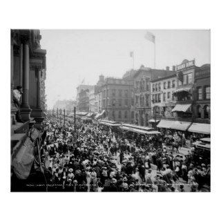 Labor Day Crowd, Buffalo 1900 Posters