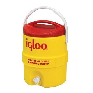 400 Series Coolers   2 gal yellow/redplastic ind Sports & Outdoors