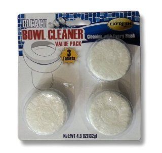 Toilet Bowl Cleaner Sanitizer 3 White Tablets (2 Packs) & Health & Personal Care