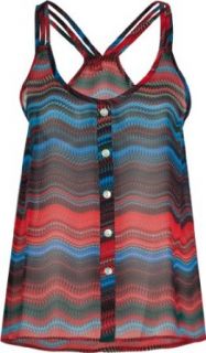 FULL TILT Ethnic Button Womens Tank Tank Top And Cami Shirts