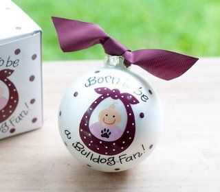 Mississippi State University Born To Be Girl Ornament Baby