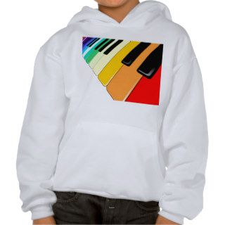 Keyboard Music Party Colors Sweatshirt