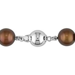 Miadora Cultured Brown 8 9mm Freshwater Pearl Necklace (18 24 inch) Miadora Pearl Necklaces