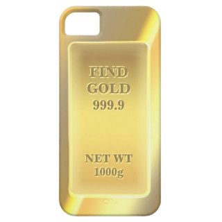 Shiny Fine Gold 999.9 with Customizable Text Cover For iPhone 5/5S