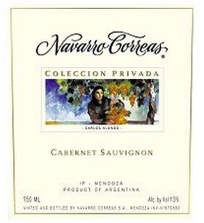 Navarro Correas Cabernet Sauvignon Coleccion Privada 750ML Wine