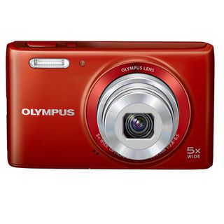Olympus Stylus VG 180 16 Megapixel Compact Camera   Red Olympus Point & Shoot Cameras